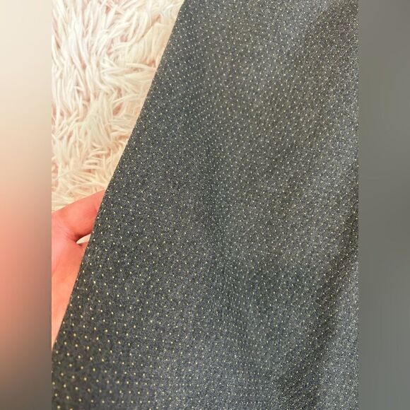 Camomilla Italia Grey Yellow Polka Dot Tie Belt Mini Skirt Sz 42 6 Med Italian - Picture 4 of 9